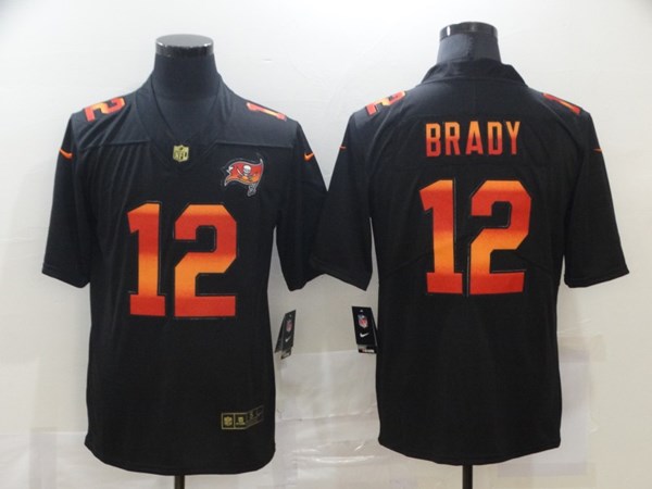 Men's Tampa Bay Buccaneers #12 Tom Brady Black NFL 2020 Fashion Limited Stitched Jersey Men's Tampa Bay Buccaneers #12 Tom Brady Black NFL 2020 Fashion Limited Stitched Jersey